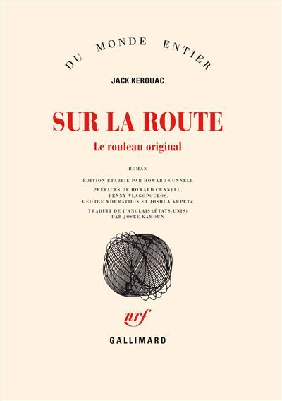 Sur la route Le rouleau original