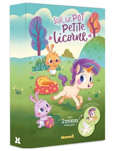 Sur le pot Petite Licorne ! - Avec 2 stickers magiques ! livre + stickers - Francesca De Luca