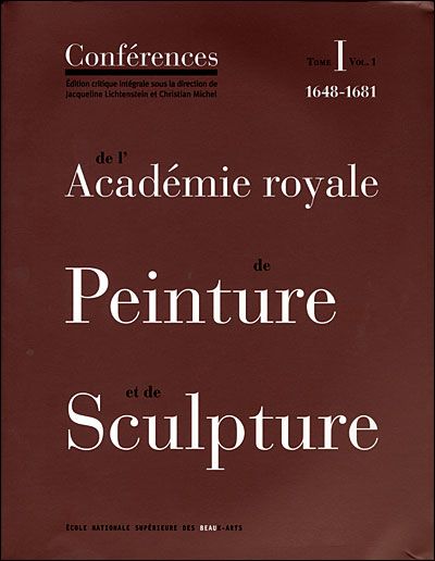 T1-v1 conferences de l'academie royale de pein 1648-1681