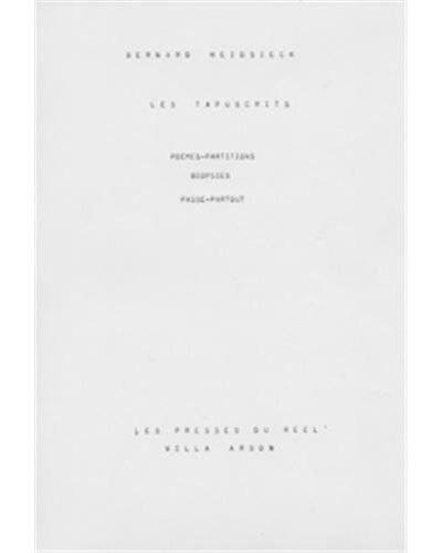 Tapuscrits - Poèmes-Partitions, Biopsies, Passe-Partout