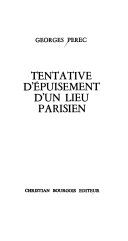 Tentative d'épuisement d'un lieu parisien