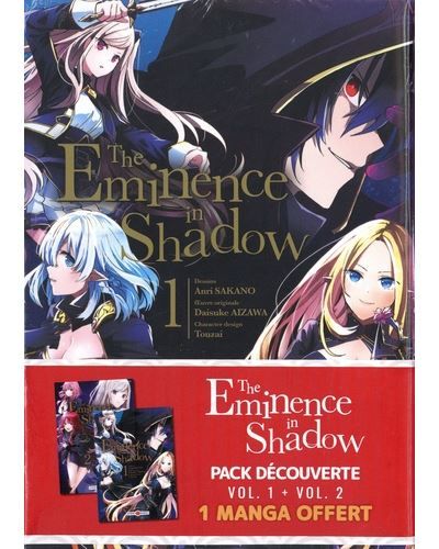 The Eminence in Shadow - Pack promo vol. 01 et 02 - édition limitée