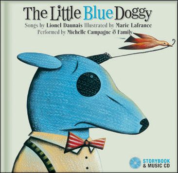 The little blue doggy Livre avec 1 CD Audio