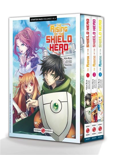 The Rising of the Shield Hero - Starter pack vol. 01-03 3 Volumes