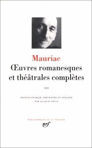Thérèse chez le docteur Le drôle ; La fin de la nuit ; Les anges noirs ; Le rang ; Conte de Noël ; Asmodée ; Les chemins de la mer ; La pharisienne ; Les maisons fugitives ; Hiver : Préfaces des oeuvres complètes ; Le sang d'Atys : Articles