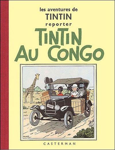 Tintin au Congo Fac Similé noir et blanc