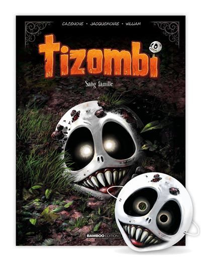 Tizombi - tome 02 + masque - édition limitée Sang famille