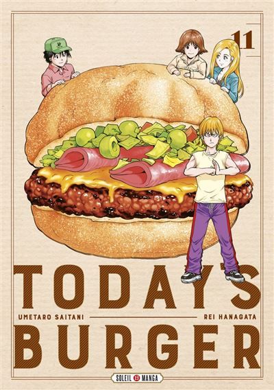 Couverture de Today's Burger T11 par Rei Hanagata