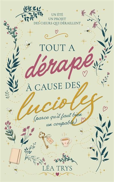 Tout a dérapé à cause des lucioles (parce qu’il faut bien un coupable) Une cosy romance estivale en Bretagne