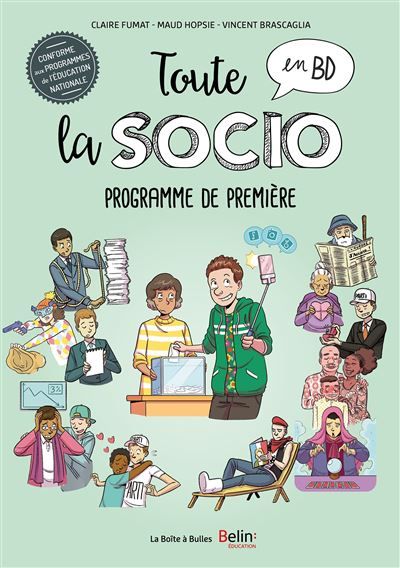 Toute la socio en BD - Programme de première -  Fumat