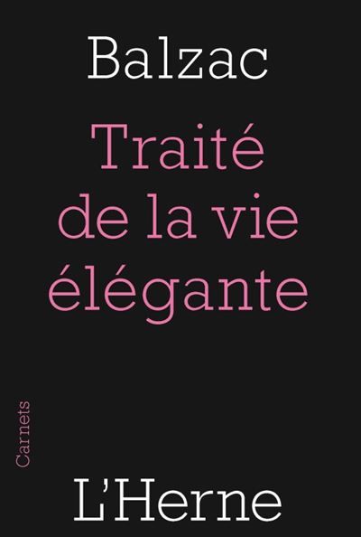 Traite de la vie élégante