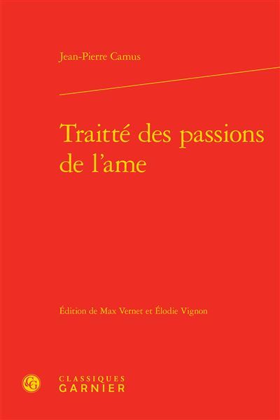 Traitté des passions de l'ame