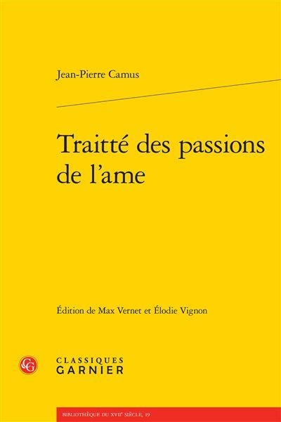 Traitté des passions de l'ame