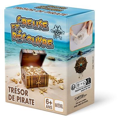 Tresor de pirate a deterrer - creuse et decouvre -