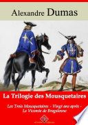 Couverture de Trilogie des mousquetaires : les trois mousquetaires, Vingt ans après, le vicomte de Bragelonne par Dumas…