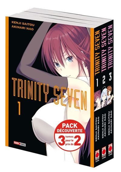 Trinity Seven Pack découverte T01 à T03 3 Volumes