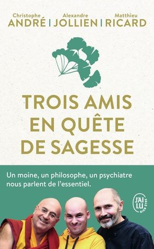 Trois amis en quête de sagesse Un moine, un philosophe, un psychiatre nous parlent de l'essentiel