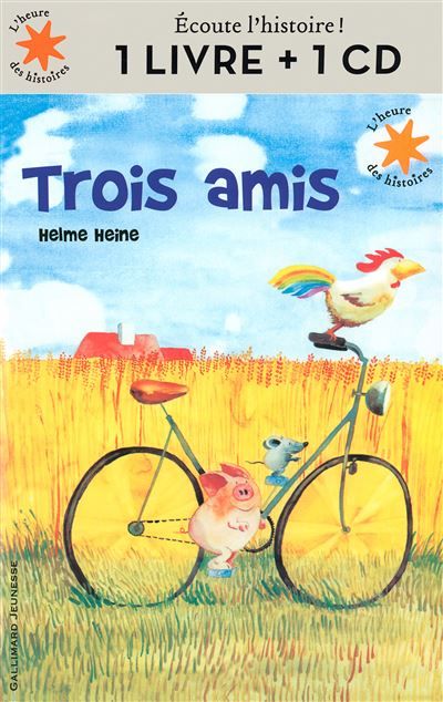 Trois amis Livre avec CD audio