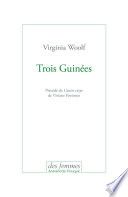 Couverture de Trois guinées par Virginia Woolf