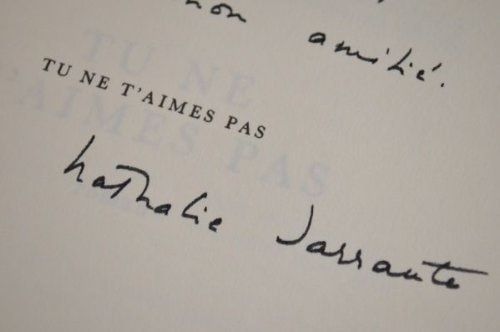 Tu ne t'aimes pas roman