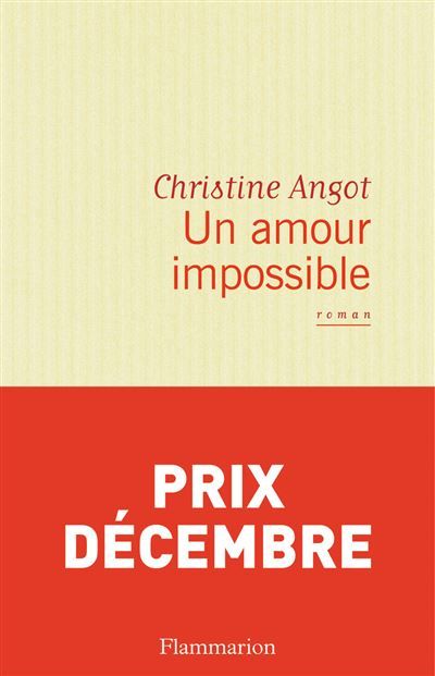 Un amour impossible Prix décembre 2015