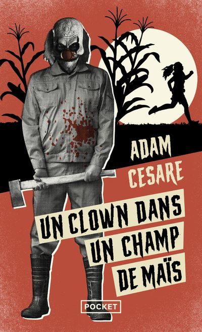Un clown dans un champ de maïs