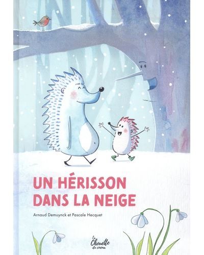 Un hérisson dans la neige