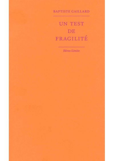 Un test de fragilité