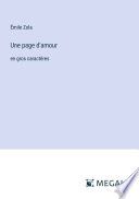 Une page d'amour