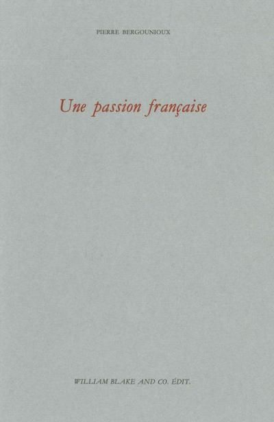 Une passion française