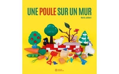Une poule sur un mur - format géant