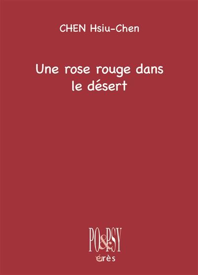 Une rose rouge dans le désert