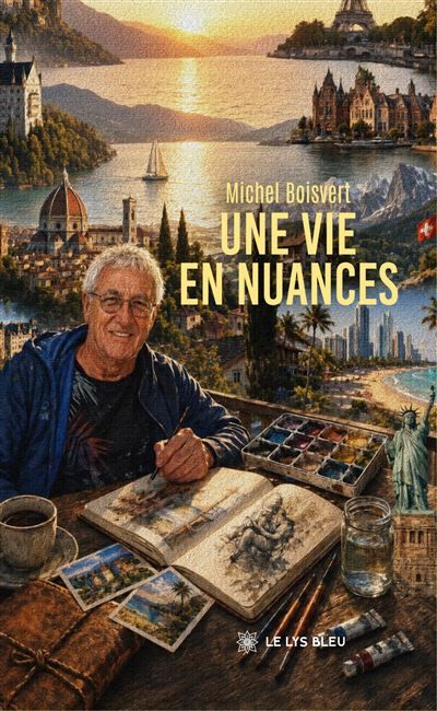 Couverture de Une vie en nuances par Michel Boisvert
