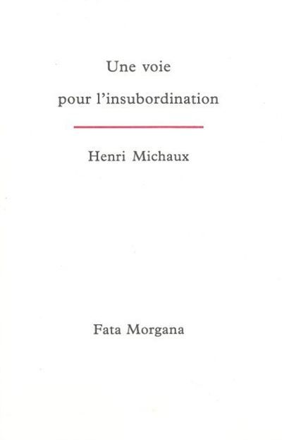 Une voie pour l’insubordination