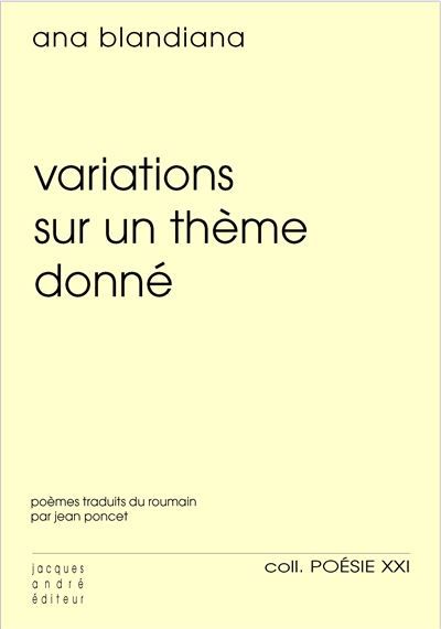 Variations sur un thème donné Varia iuni pe o temă dată