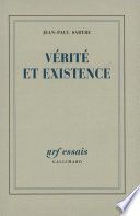 Couverture de Vérité et existence par Jean-Paul Sartre