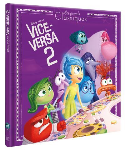 Couverture de VICE-VERSA 2 - Les Grands Classiques - L'histoire du film - Disney Pixar par Collectif, Collectif,