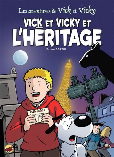 Couverture de Vick et vicky t.16 - vick et vicky et l'heritage par BERTIN BRUNO