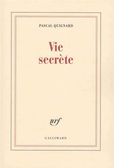 Vie secrète