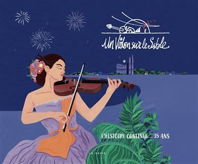 Violon sur le sable (geste)