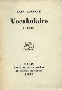Vocabulaire,  Poèmes