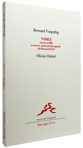 Voici ou Un souffle à travers Journal du regard de Bernard Noël