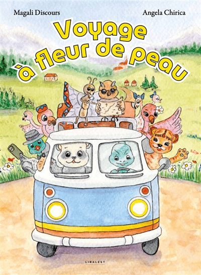 Couverture de Voyage à fleur de peau par Magali Discours