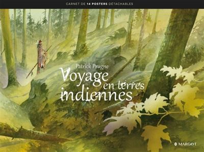 Voyage en terres indiennes Carnet de 14 posters détachables