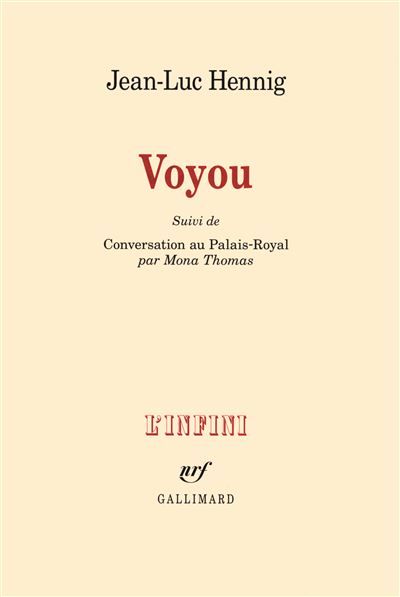 Voyou Suivi de Conversation au Palais-Royal par Mona Thomas