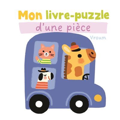 Vroum - Mon livre puzzle d'une pièce