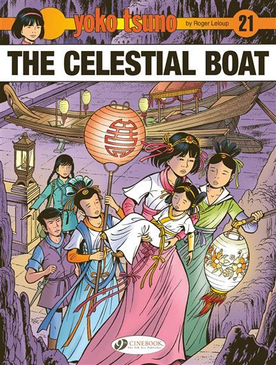 Couverture de Yoko Tsuno Vol. 21 - The Celestial Boat par Roger Leloup