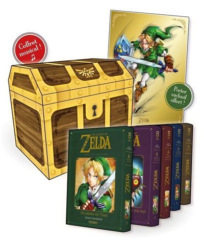 Zelda Manga Coffret 5 Volumes