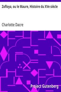 Zofloya, ou le Maure, Histoire du XVe siècle